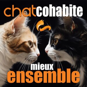 Chat cohabite mieux ensemble